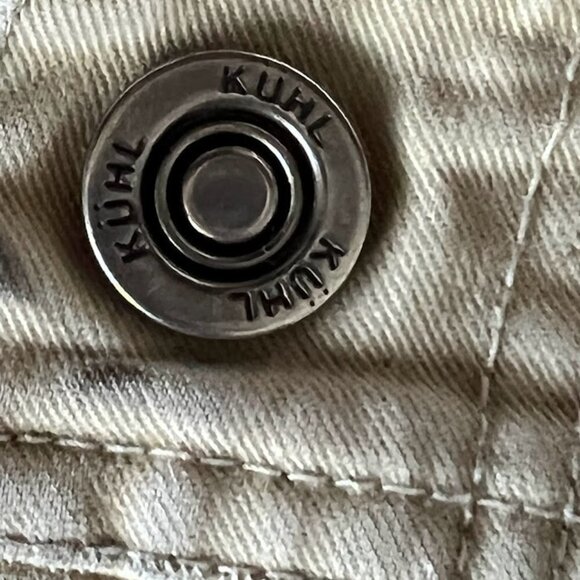 Kuhl Rydr Lean Pants Mens Fits 42 x 24 Hiking Outdoor Beige Destroyed Holes - Picture 9 of 14